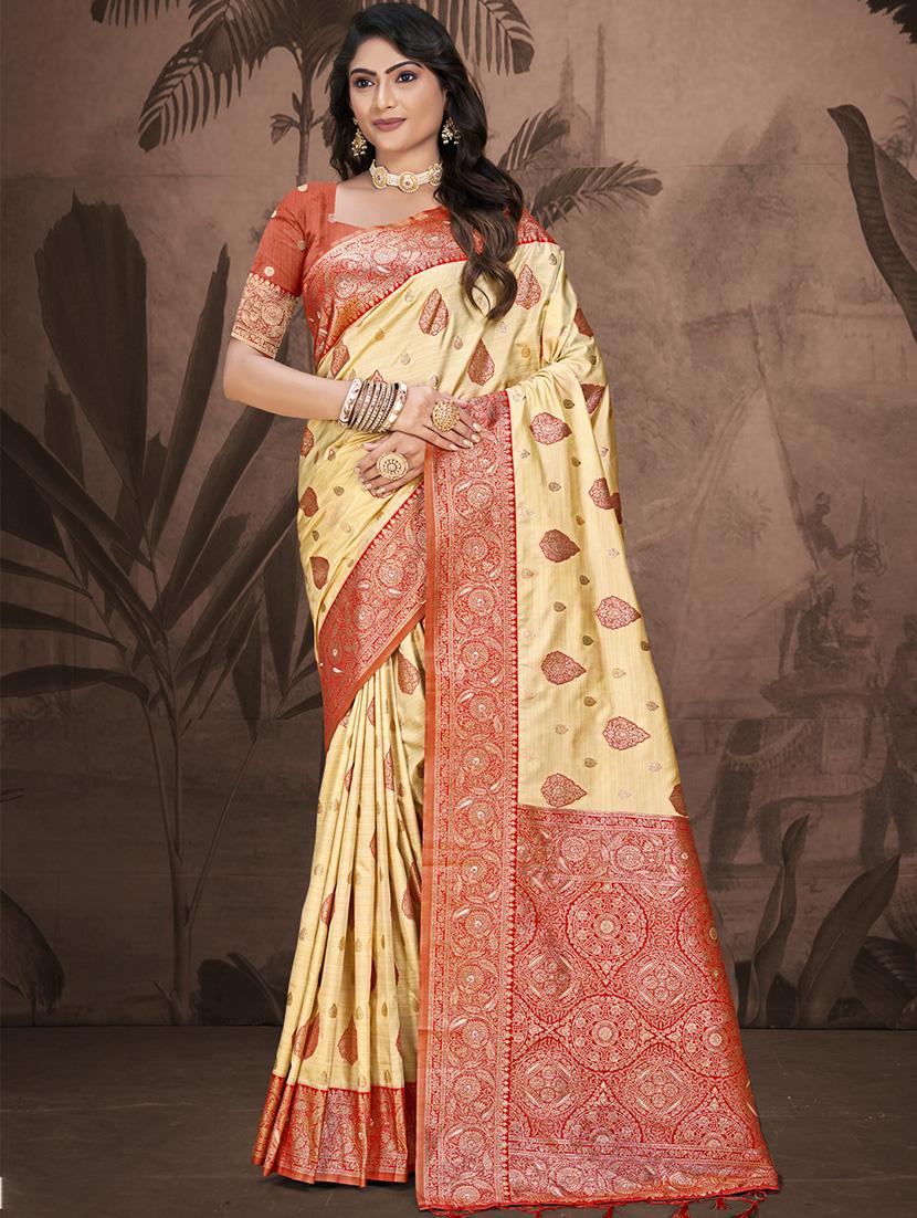 women self design bordered saree with blouse - 21671128 -  Zoom Image - 0