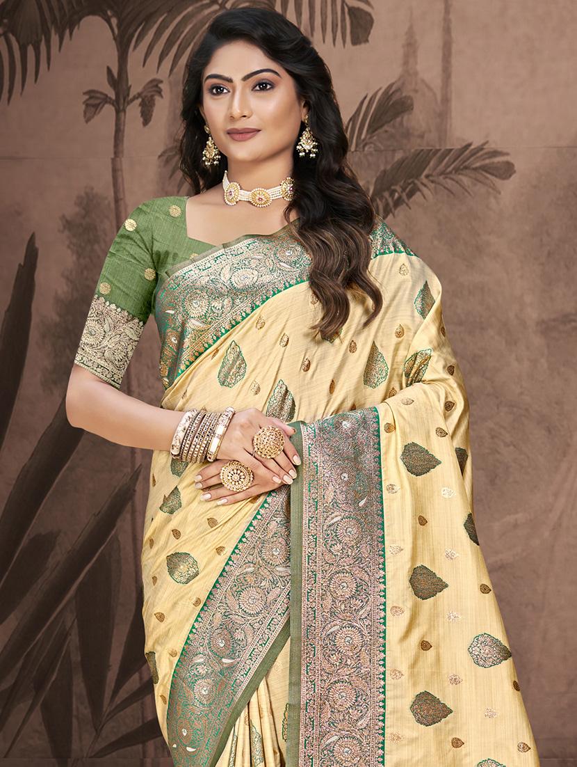 women self design bordered saree with blouse - 21671131 - Standard Image - 1