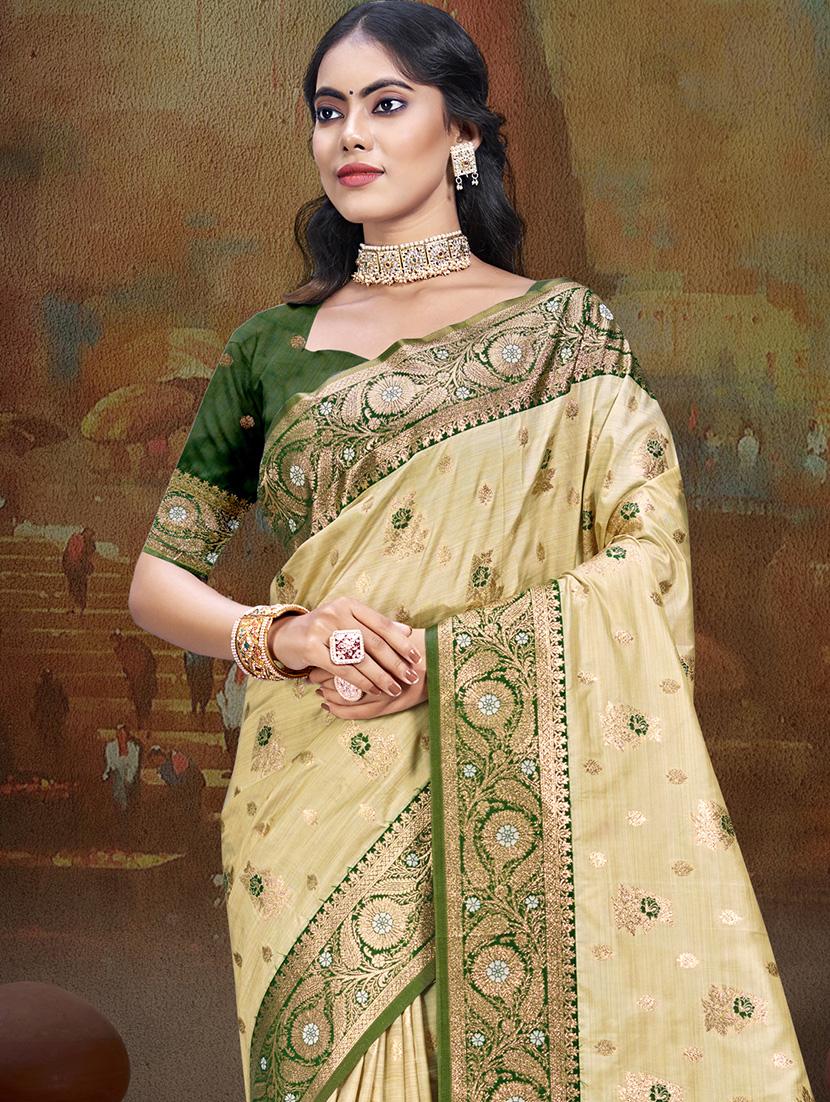 women self design bordered saree with blouse - 21671133 - Standard Image - 1