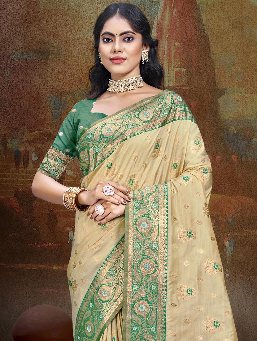 women self design bordered saree with blouse - 21671138 - Standard Image - 1