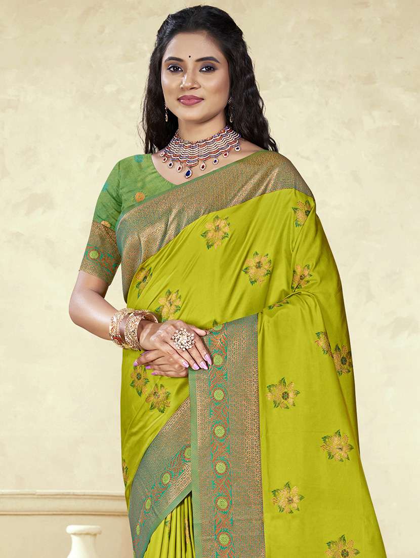 women self design bordered saree with blouse - 21671164 -  Standard Image - 1