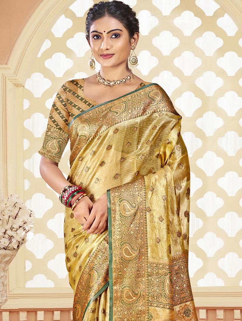 women self design bordered saree with blouse - 21671190 - Standard Image - 1