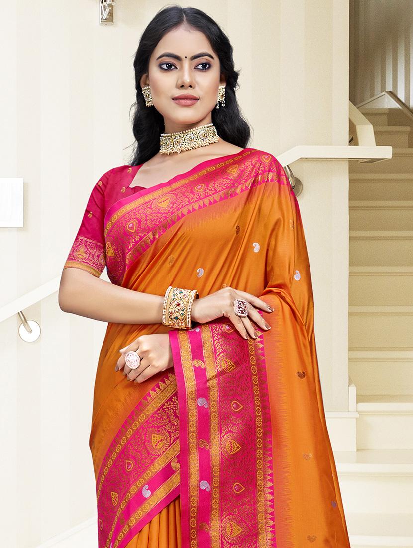 women self design bordered saree with blouse - 21671273 - Standard Image - 1