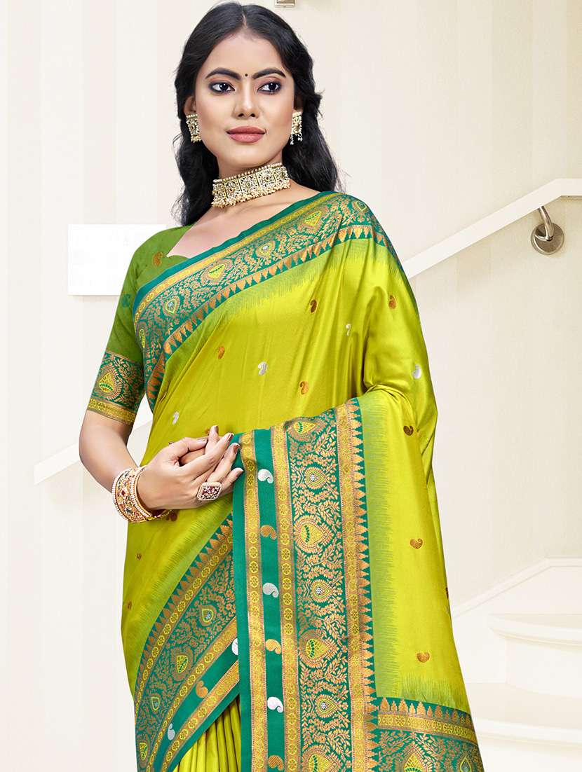women self design bordered saree with blouse - 21671277 -  Standard Image - 1