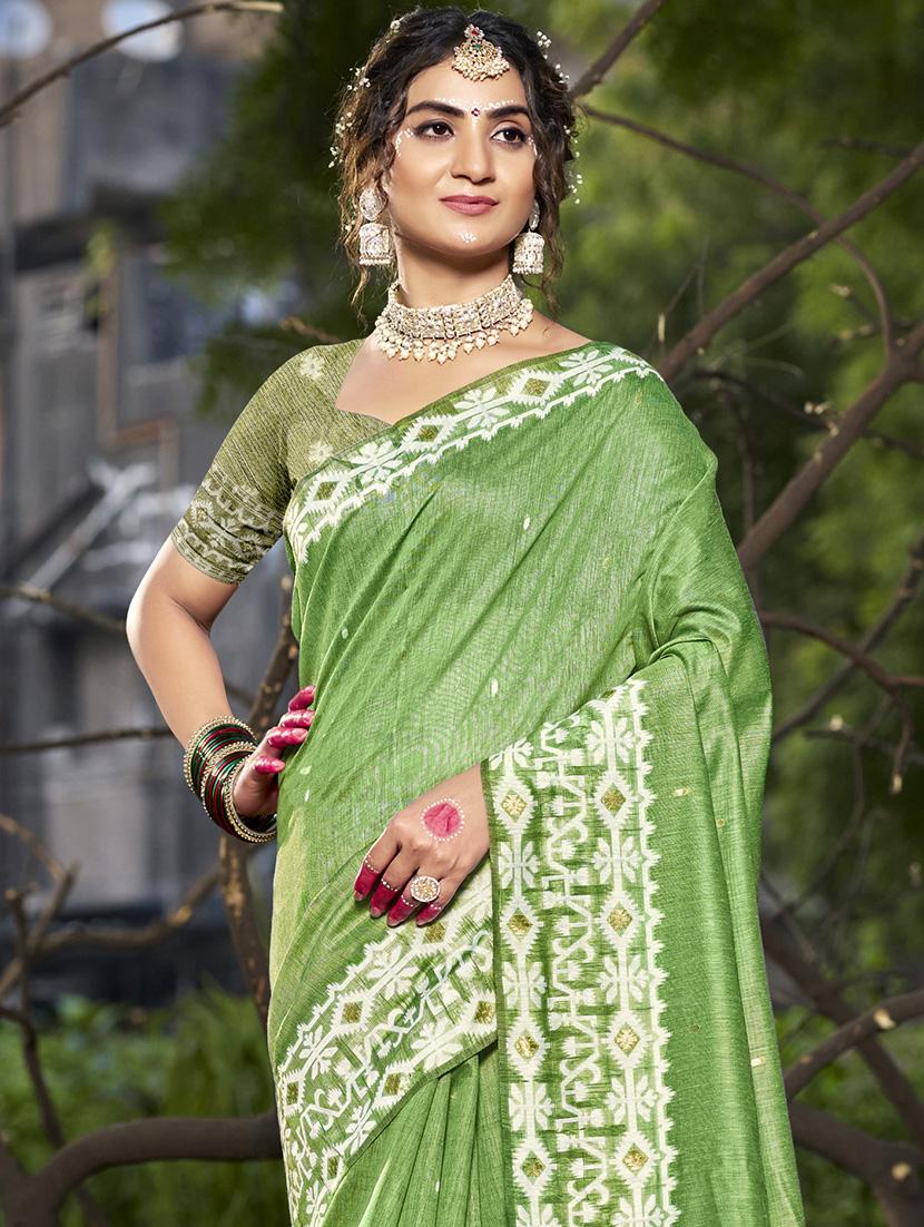 women self design tussar saree with blouse - 21671320 - Standard Image - 1