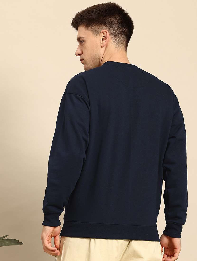 men long sleeve plain sweatshirt - 21672149 -  Standard Image - 1