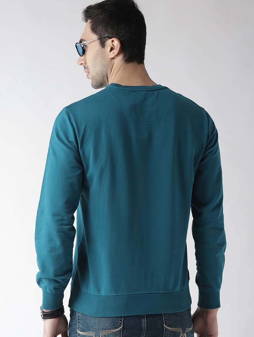 men long sleeve plain sweatshirt - 21672152 -  Standard Image - 1