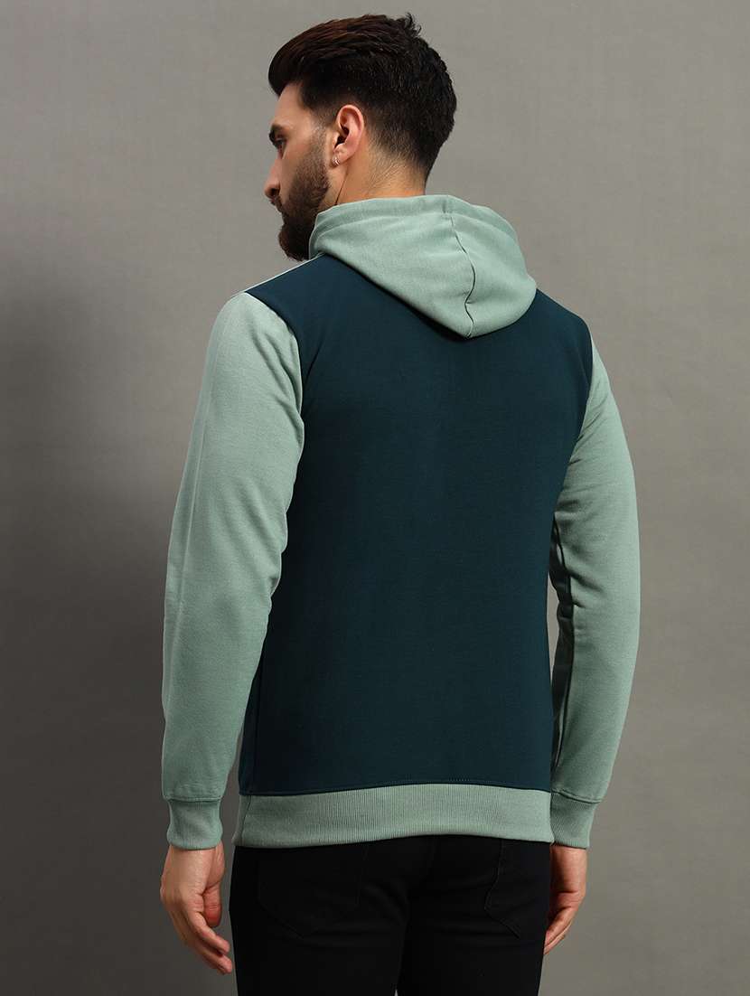men long sleeve color block sweatshirt - 21672165 -  Standard Image - 1
