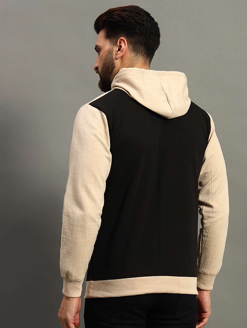 men long sleeve color block sweatshirt - 21672166 -  Standard Image - 1