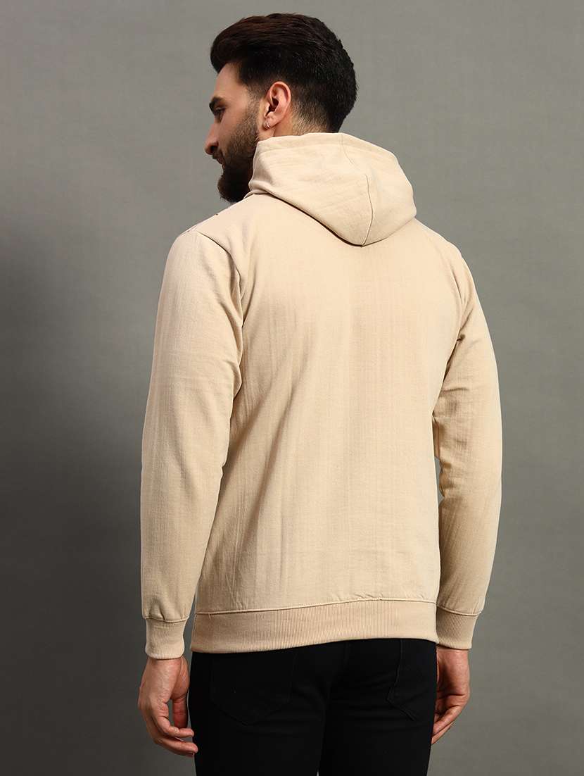 men long sleeves front print sweatshirt - 21672170 -  Standard Image - 1