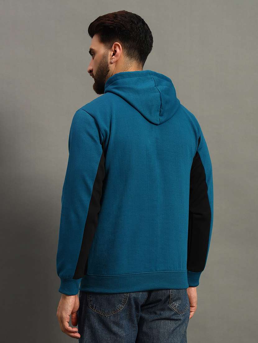 men long sleeve color block sweatshirt - 21672173 -  Standard Image - 1