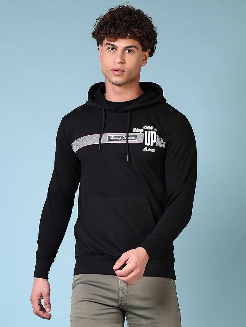 men chest print long sleeve sweatshirt - 21672272 -  Standard Image - 1