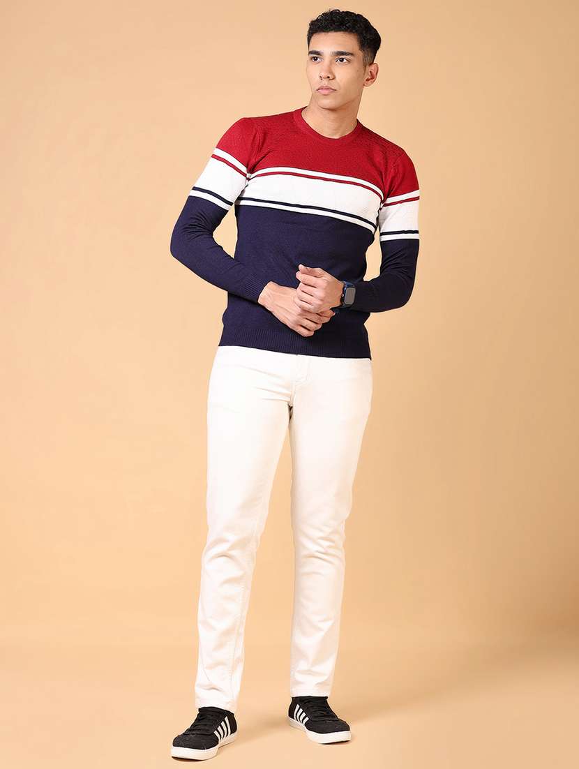 men acylic long sleeve pullover - 21672313 -  Standard Image - 4