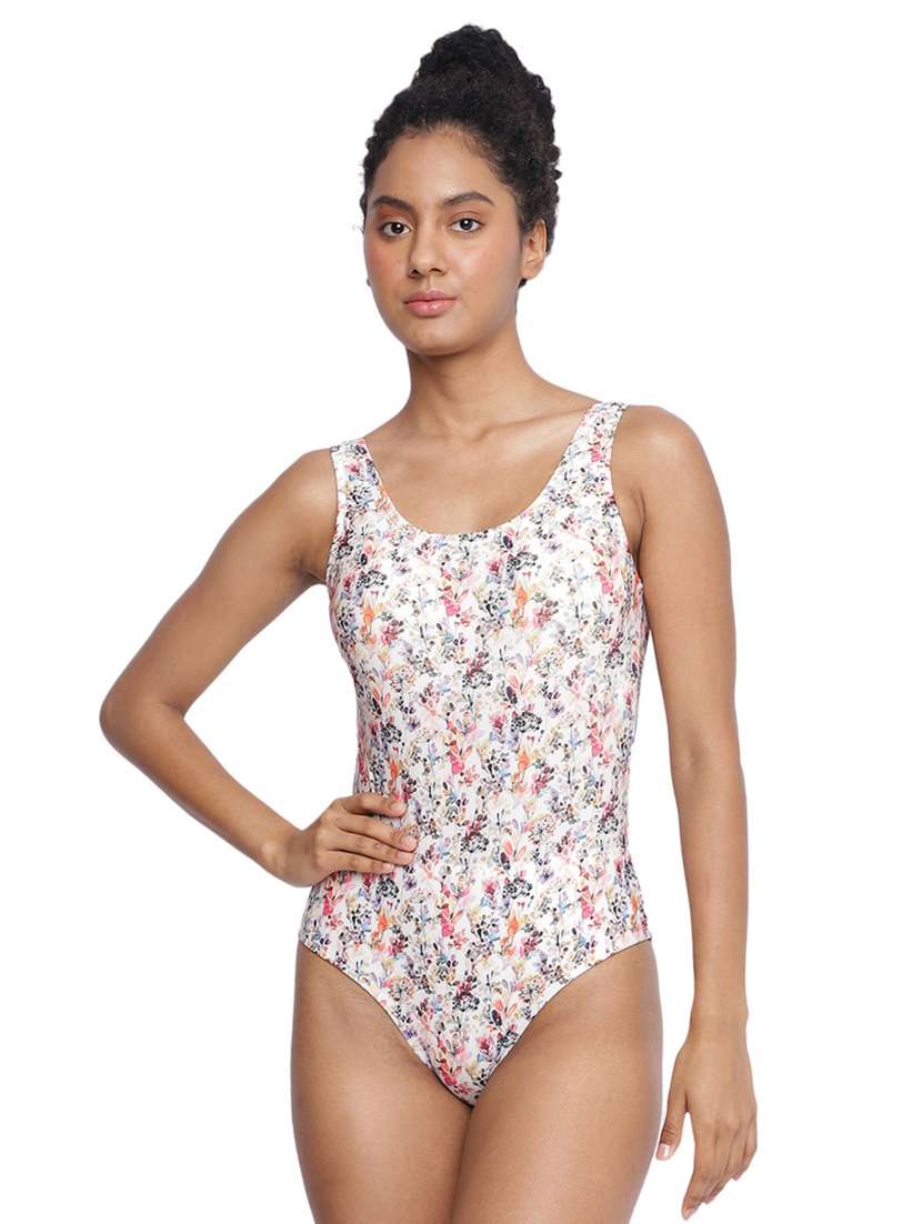 women floral print monokini