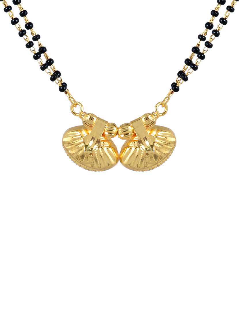 gold plated traditional mangalsutra for women - 21672774 -  Standard Image - 1