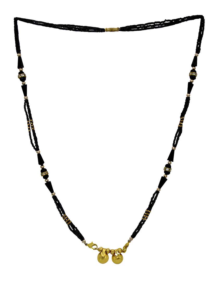 gold plated traditional mangalsutra for women - 21672784 -  Standard Image - 1