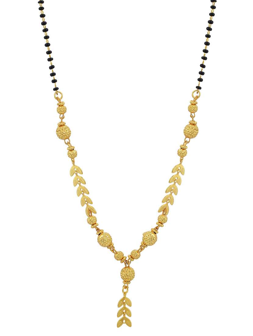 gold plated traditional mangalsutra for women - 21672790 -  Standard Image - 1