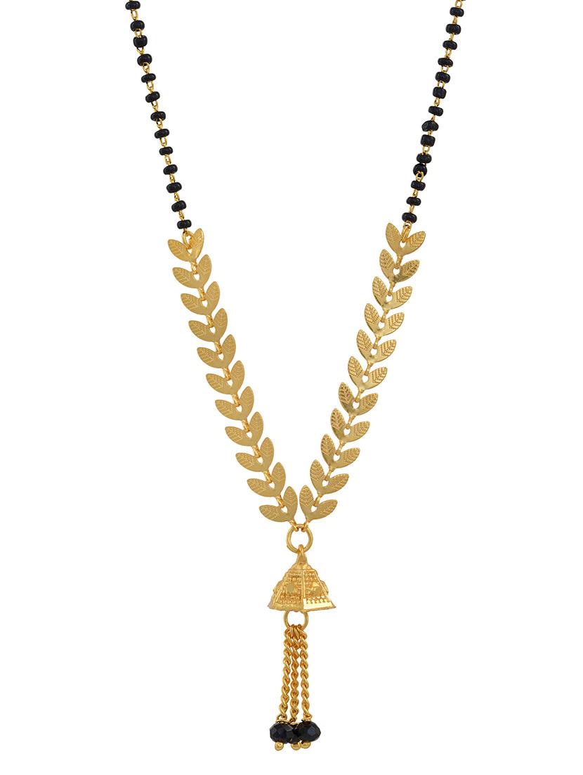 gold plated traditional mangalsutra for women - 21672793 - Standard Image - 1