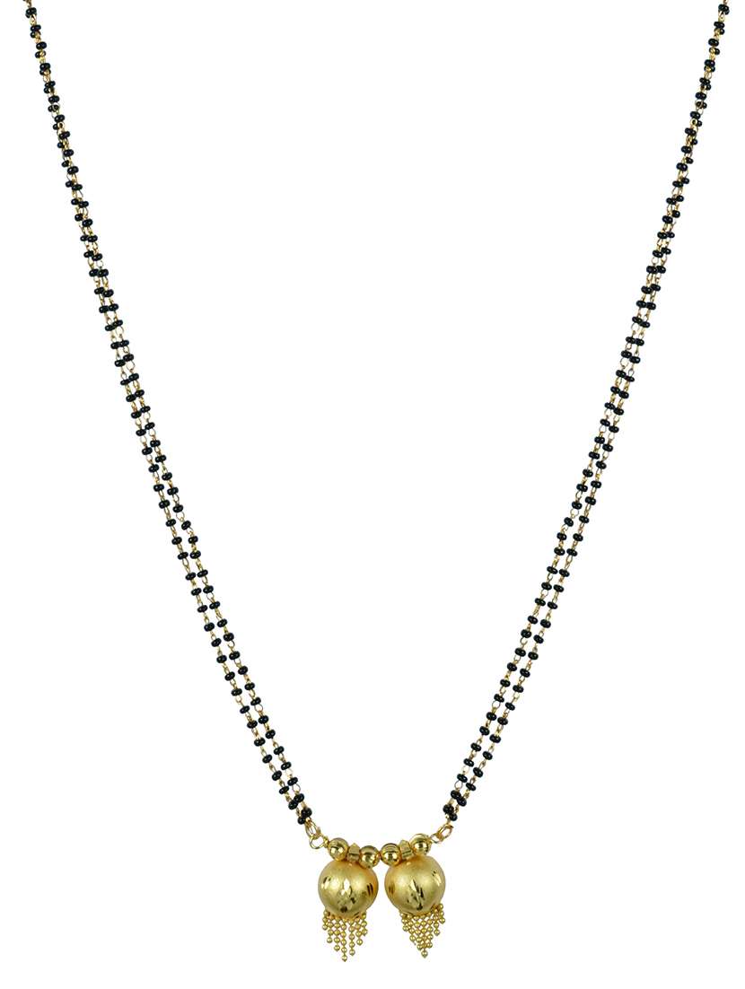 gold plated traditional mangalsutra for women - 21672797 -  Standard Image - 1