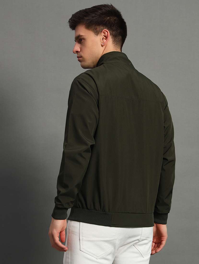 men long sleeve solid casual jacket - 21672808 -  Standard Image - 1