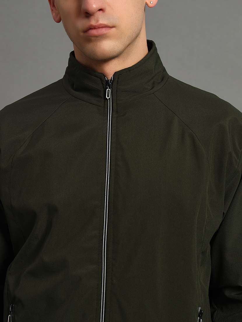 men long sleeve solid casual jacket - 21672808 -  Standard Image - 4