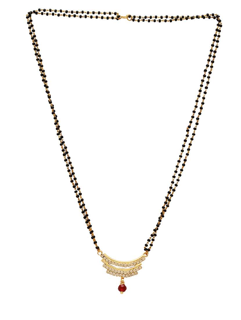 gold plated traditional mangalsutra for women - 21672816 -  Standard Image - 1