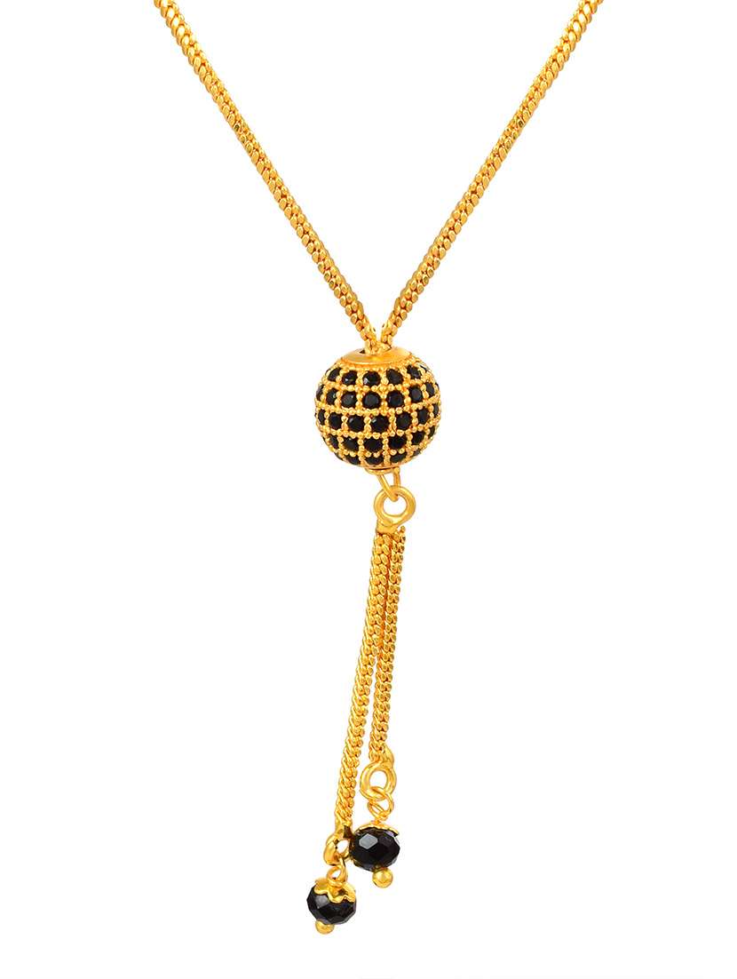 gold plated traditional mangalsutra for women - 21672836 -  Standard Image - 1