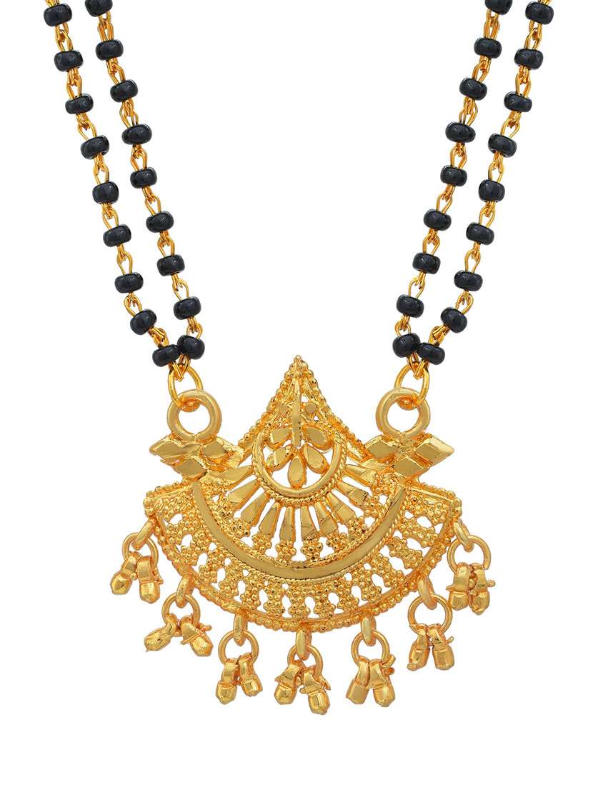 gold plated traditional mangalsutra for women - 21672853 -  Standard Image - 1