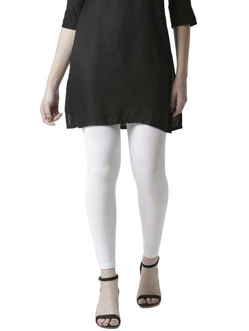 women solid ankle length legging - 21672927 -  Standard Image - 0