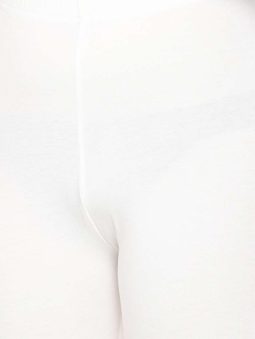 women solid calf length legging - 21672935 -  Standard Image - 4