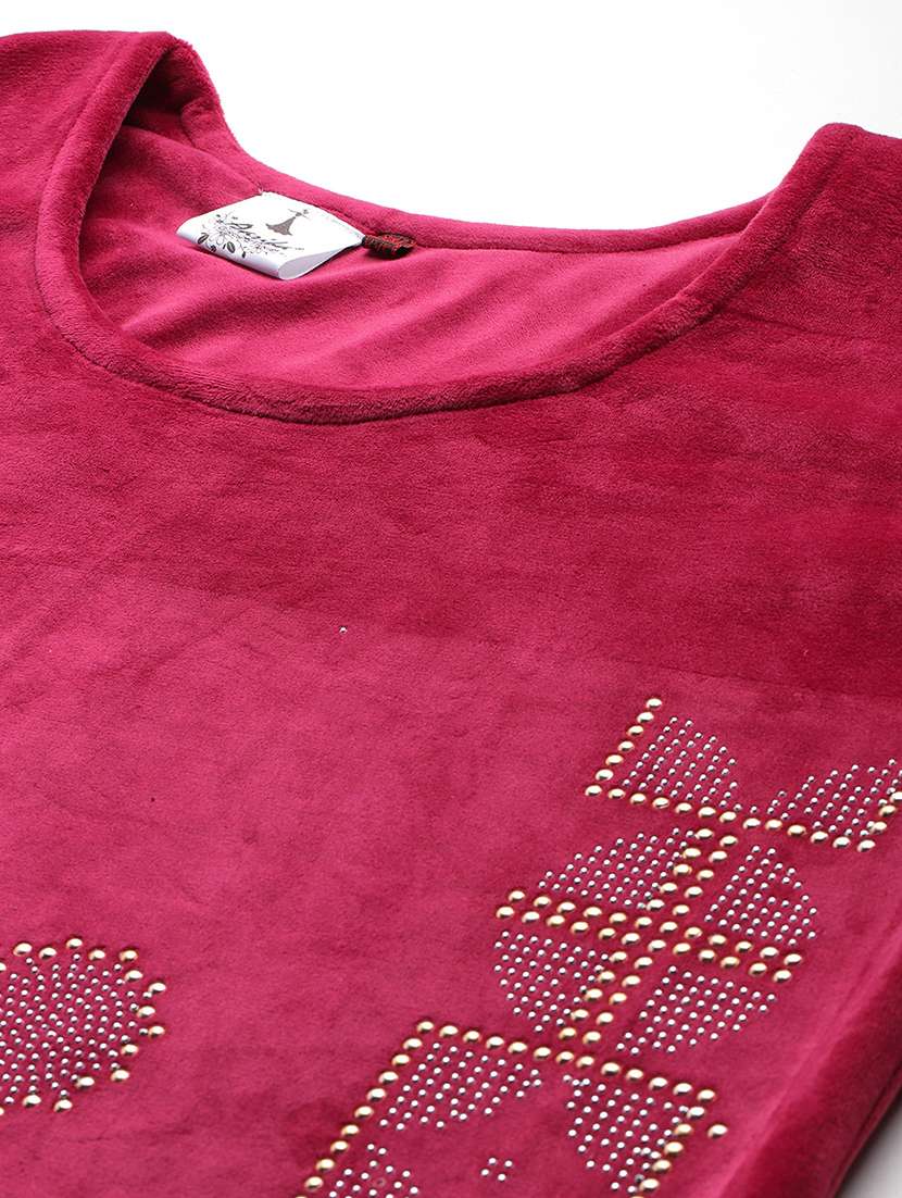 women plus size round neck kurta pant set with dupatta - 21673065 -  Standard Image - 4