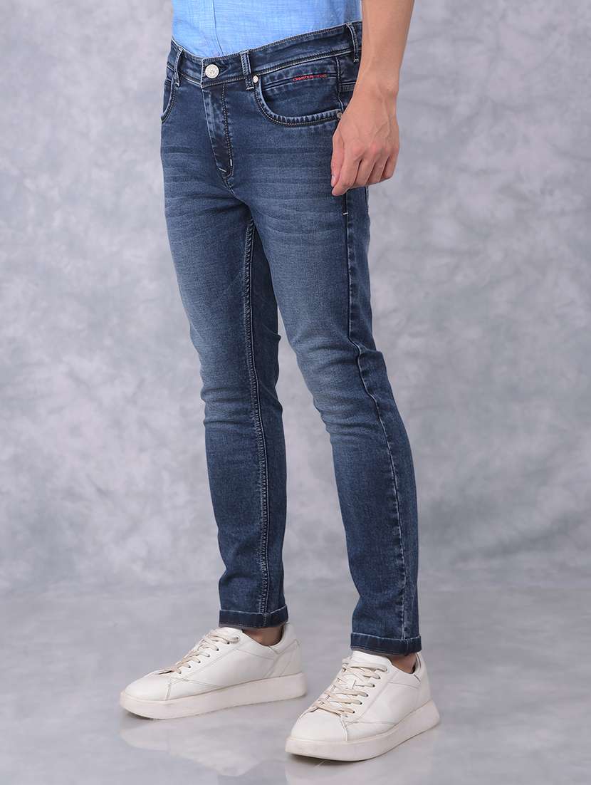 men washed mid rise jeans - 21673120 -  Standard Image - 1