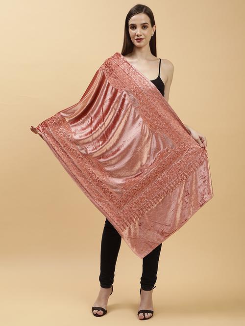 women embroidered velvet shawl - 21673284 -  Standard Image - 0