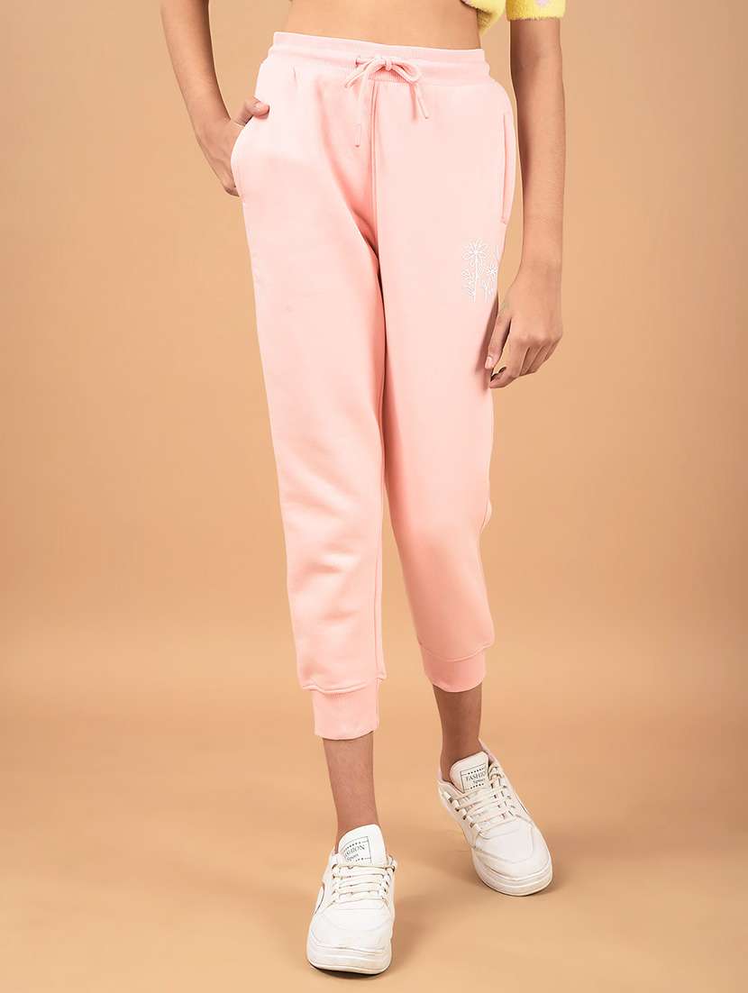 girls mid rise joggers