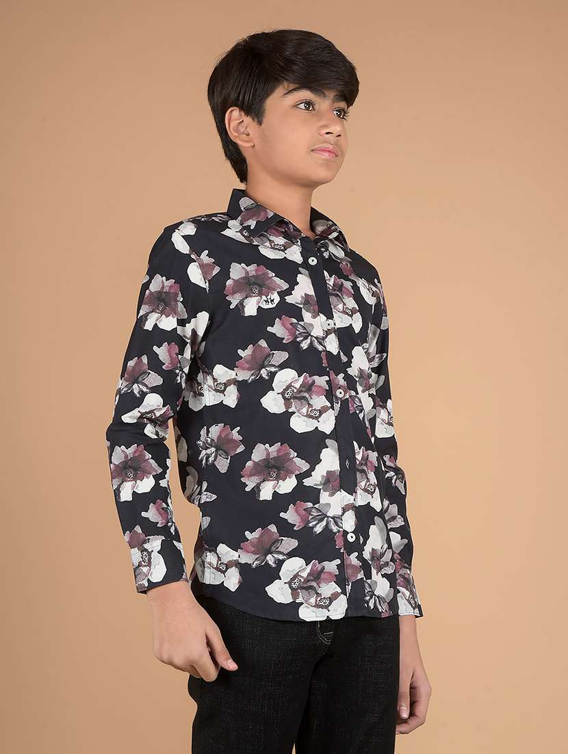 boys long sleeve printed shirt - 21673357 -  Standard Image - 1
