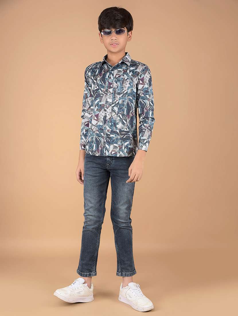 boys long sleeve printed shirt - 21673361 -  Standard Image - 4