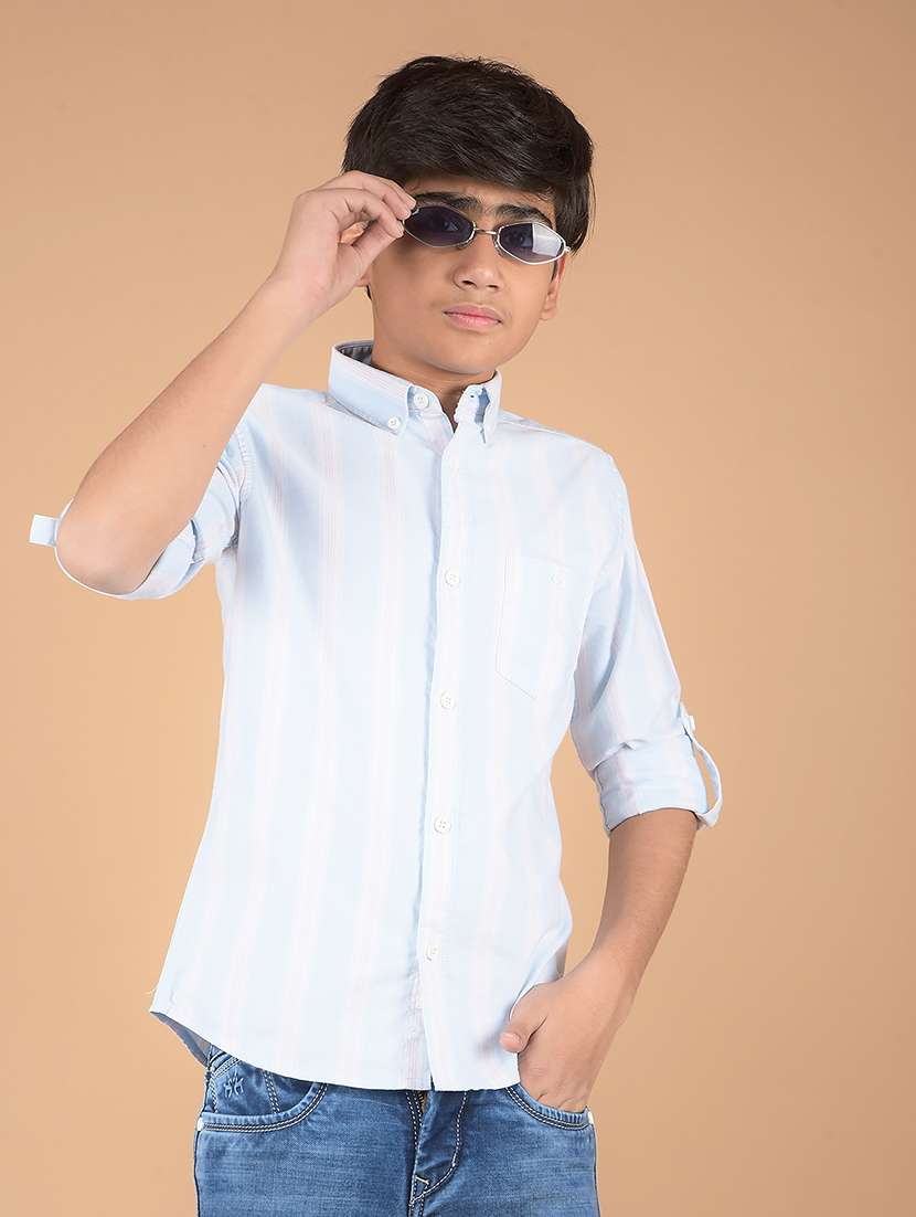 boys long sleeve striped shirt