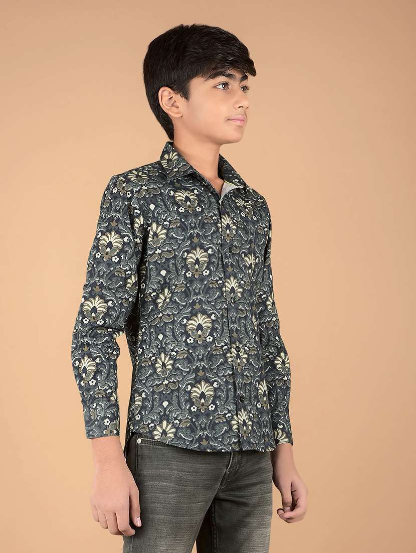 boys long sleeve printed shirt - 21673371 -  Standard Image - 1