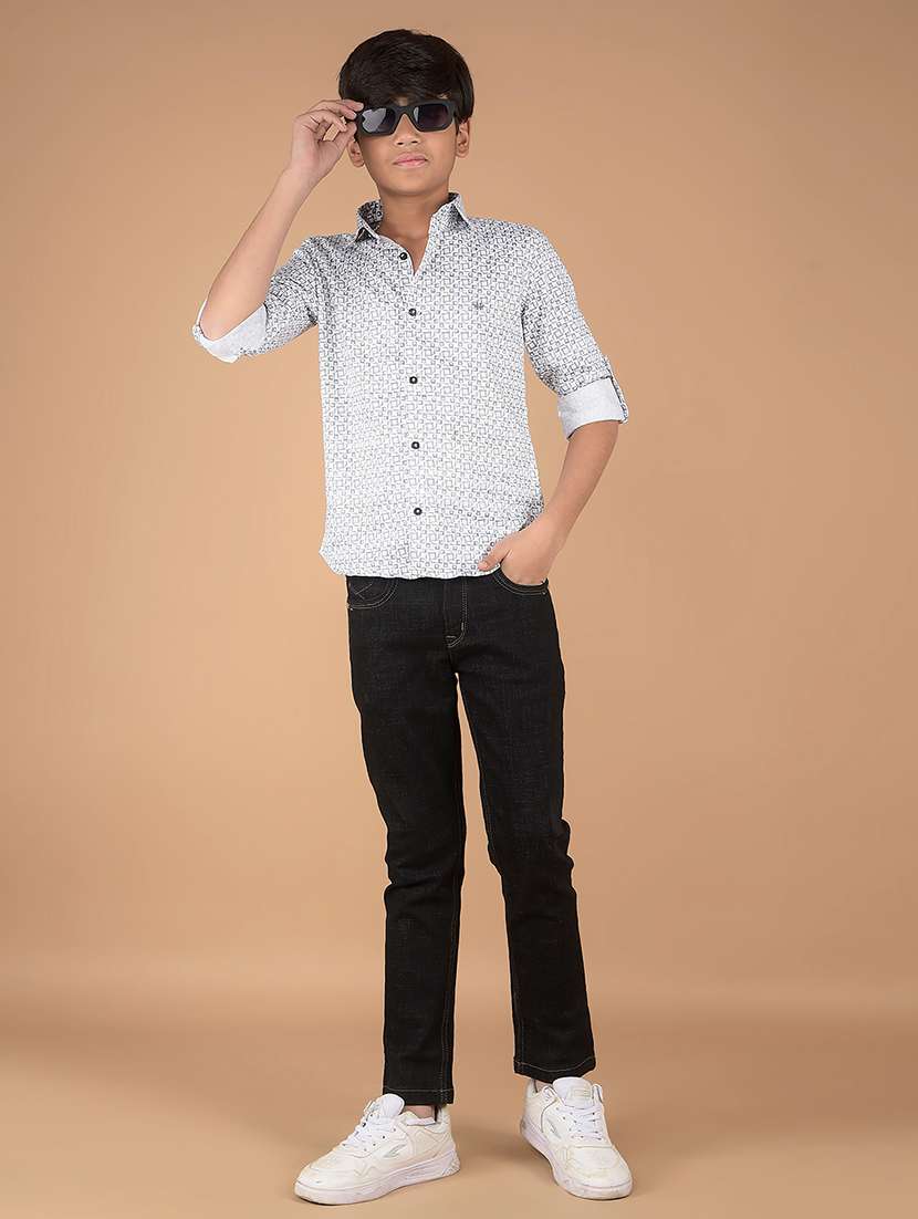 boys long sleeve printed shirt - 21673374 -  Standard Image - 4