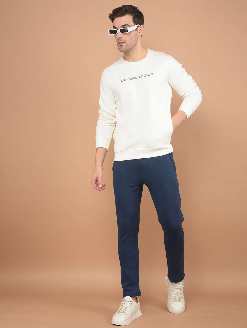 men solid mid rise track pant - 21673419 -  Standard Image - 4