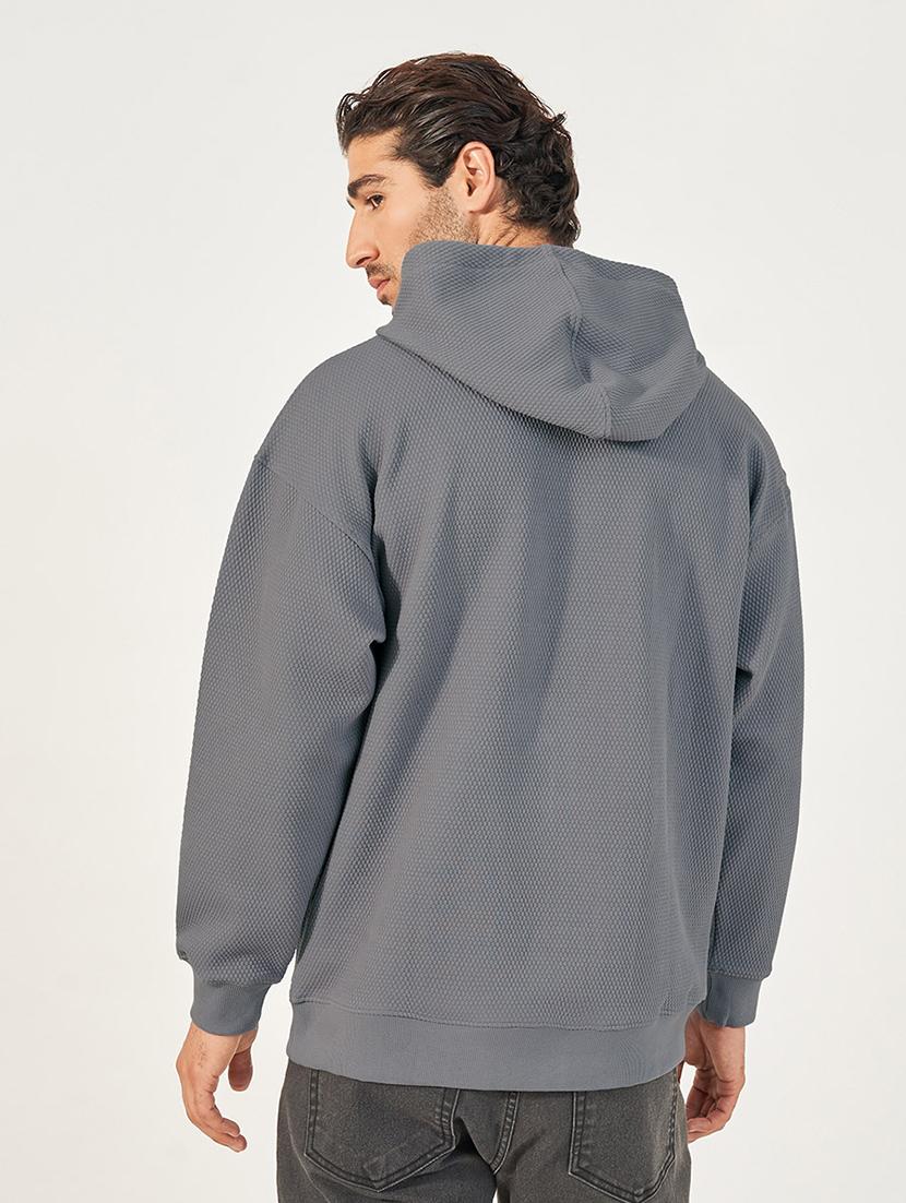 men long sleeve plain sweatshirt - 21673723 - Standard Image - 1