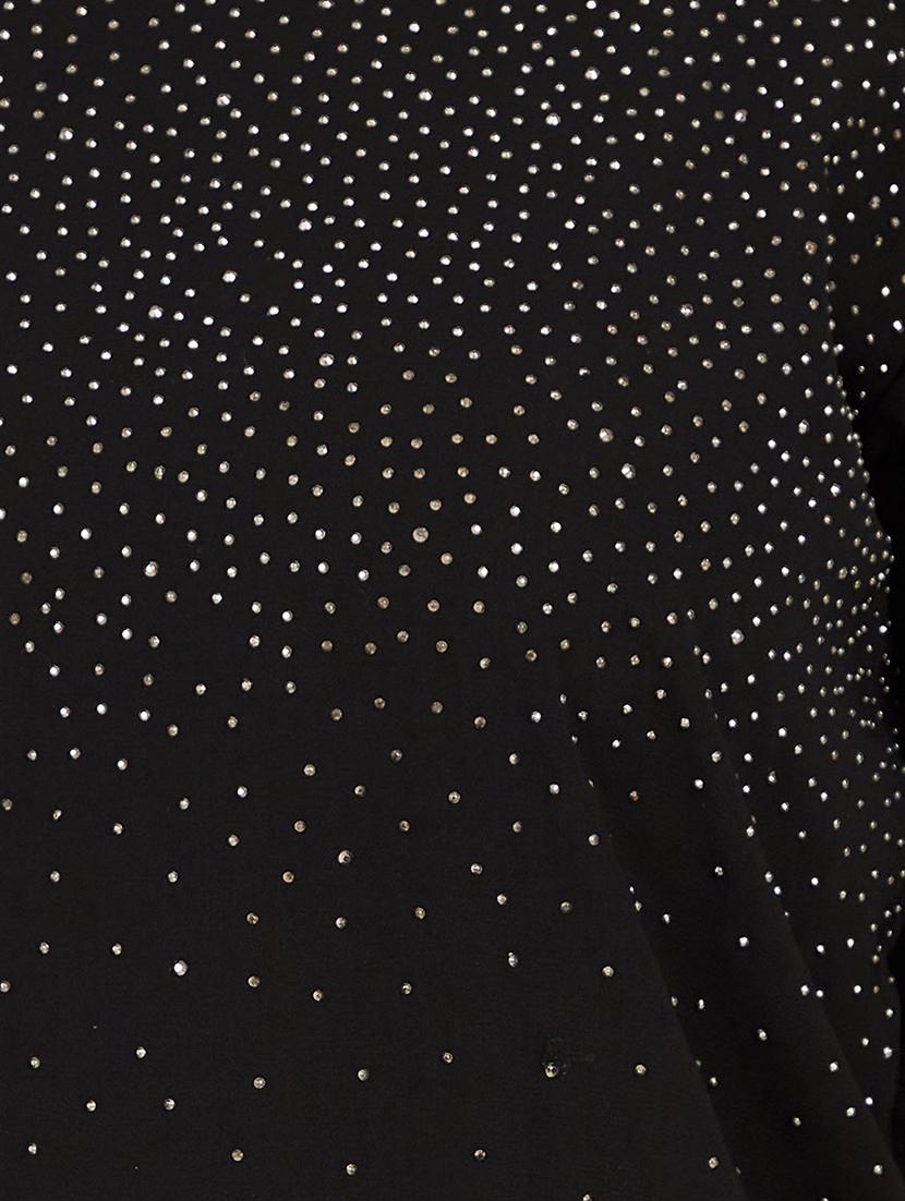 women plus size embellished elbow sleeves top - 21673735 - Standard Image - 4