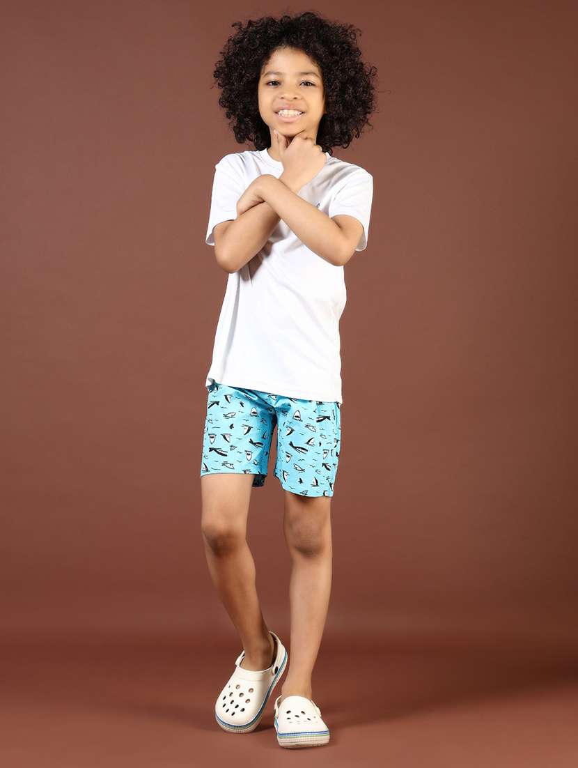 boys pack of 2 printed regular fit shorts - 21673930 -  Standard Image - 4