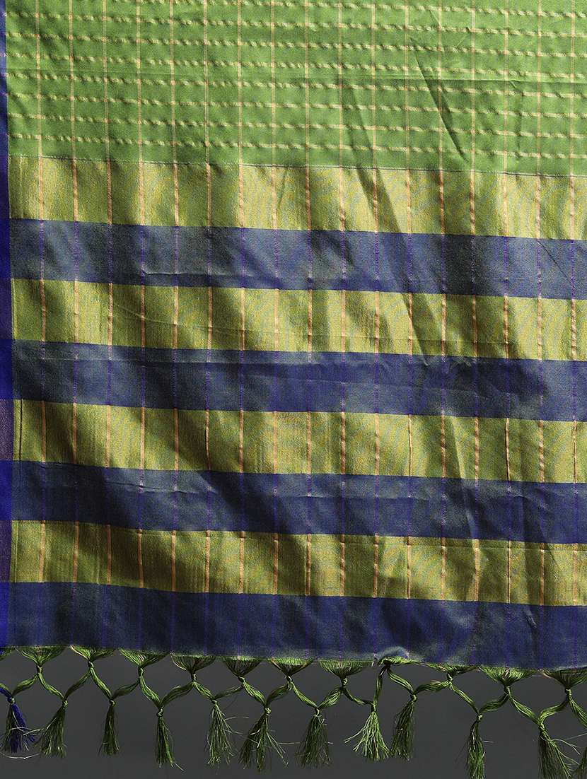 women check mysore saree - 21674595 -  Standard Image - 4