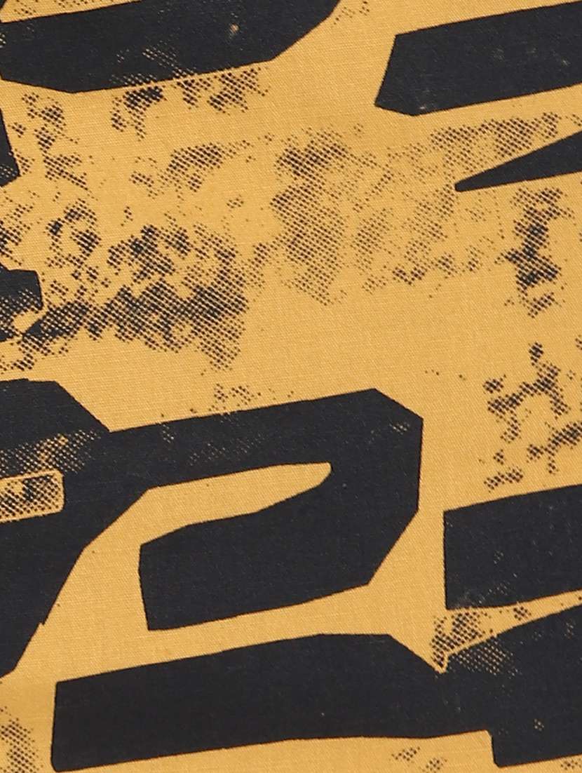 men yellow printed mid rise boxer - 21675136 -  Standard Image - 6