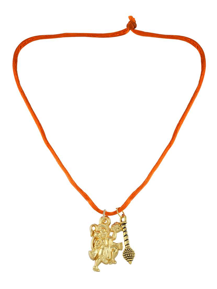 men sacred idol pendant with thread - 21675142 -  Standard Image - 1