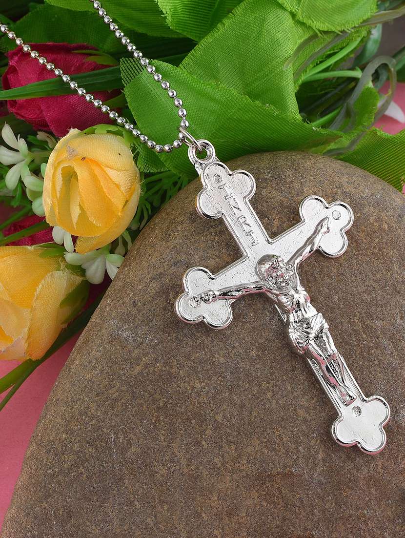 memoir stainless steel jesus christ crucifix cross pendant 