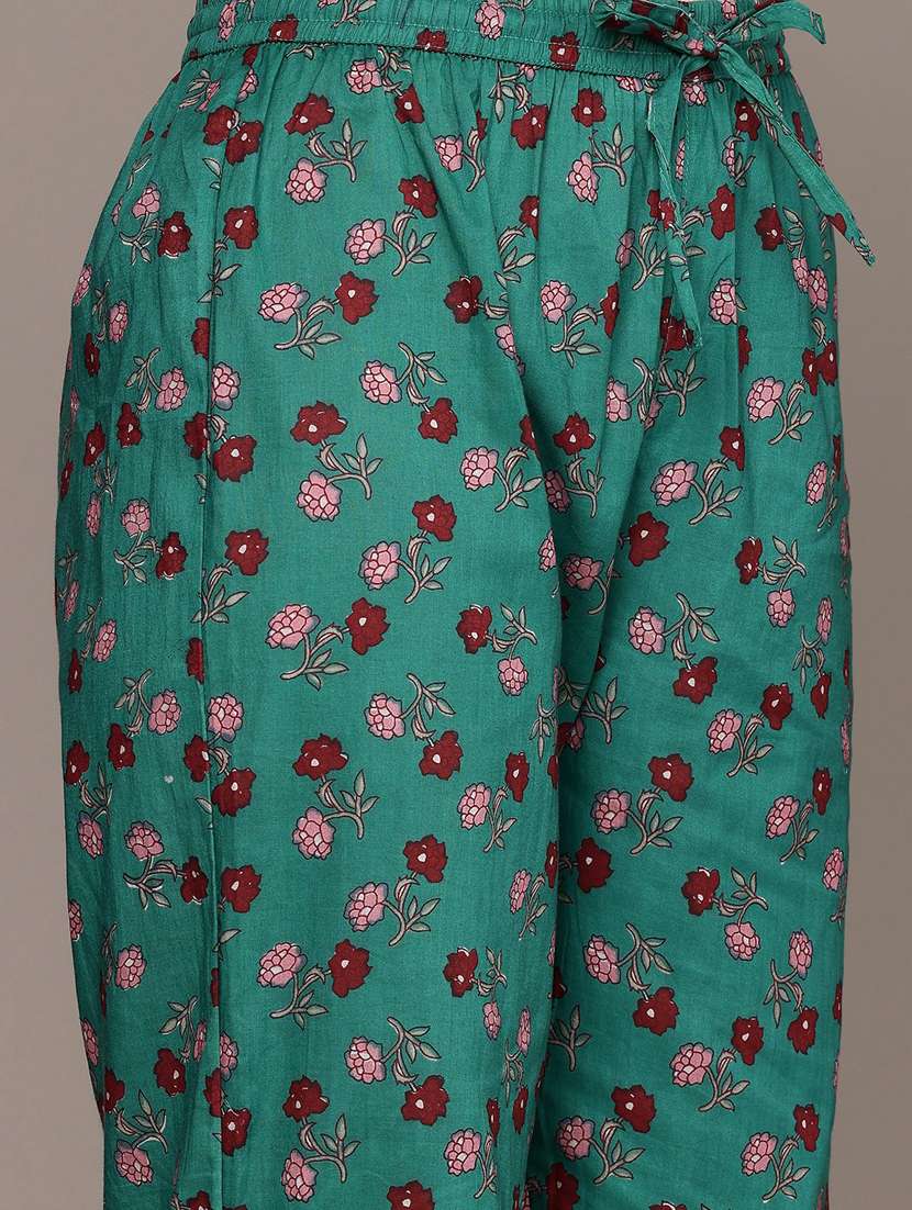 women three quarter sleeve kurta pant with dupatta set - 21675266 -  Standard Image - 6