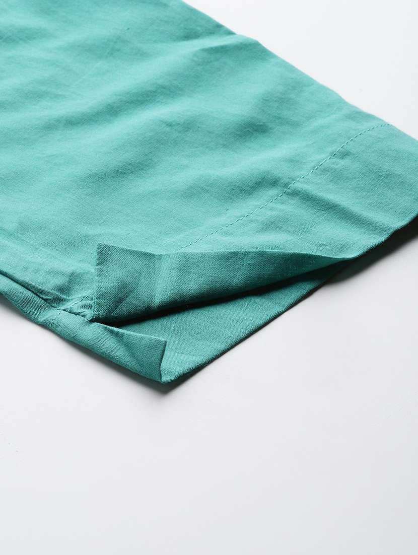 women three quarter sleeve kurta pant with dupatta set - 21675291 -  Standard Image - 6