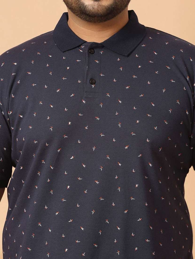 men printed plus size polo t-shirt - 21675508 -  Standard Image - 4